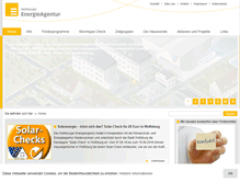 Tablet Screenshot of energieagentur-wolfsburg.de